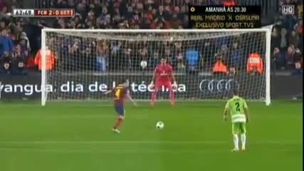 Барселона - Хетафе 2:0, Фабрегас (62)