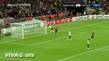 Барселона е шампион на Европа - Barca - Man United 3:1