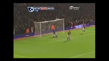 West Ham Vs Manchester United 0 - 4 Goals & Highlights (5.12.09) 
