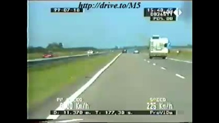 Getaway Bmw M5 vs Police Volvo