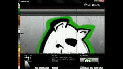 Graffiti studio - charecter (bear) 