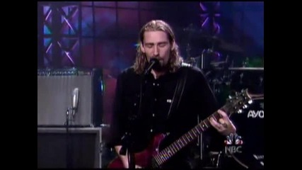 Nickelback - How You Remind Me (live on Leno) 