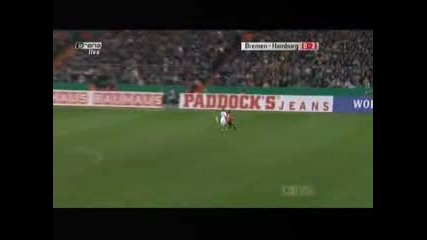 Verder - Hamburg 0 - 2 Van Der Vaart Goal - Vbox7 