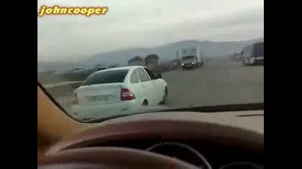 Лада Приора Турбо vs Porsche Cayenne