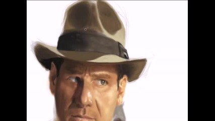 Indiana Jones - Speed Painting by S. Maguire 