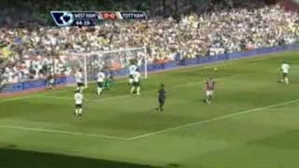 23/08/2009 West Ham vs Tottenham 1:2 Highlights