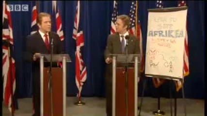 Tony Blair & George W Bush parody video - Dead Ringers - Bbc comedy 