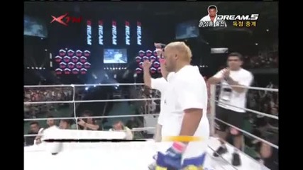 Alistair Overeem vs Mark Hunt intro fight