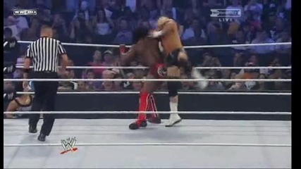 Wwe Summerslam 2010 Kofi Kingston vs Dolph Ziggler Intercontinental Championship Match part 1 