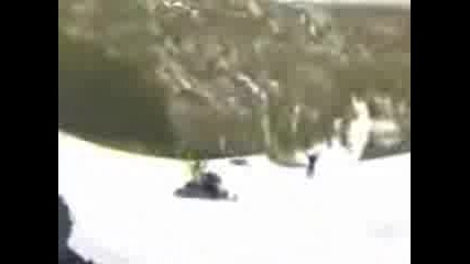 Snowmobile Summersault