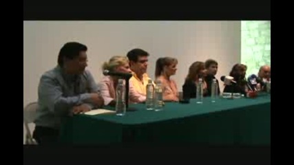 Conferencia de prensa de la Nueva Novela Mar De Amor - Zuriz Vega , Mario Cimarro Mariana Seoane 