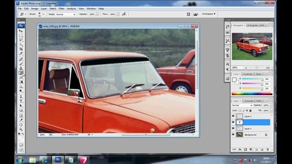 Photoshop: Как да си тунинговаме кола Продължение