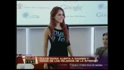 Dulce Maria en apoyo a Tecnologia Si (arv) 