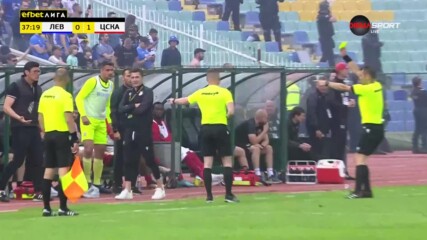 Жълт картон за помощника на Саша Илич