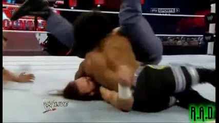 The Rhinestone Cowboys vs Xavier Woods ( Debut Match ) & R - Truth - Wwe Raw Country 18/11/13