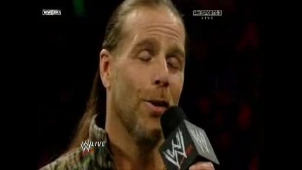 Shawn Michaels се изправя очи в очи с Undertaker [ Raw 08.03.10]