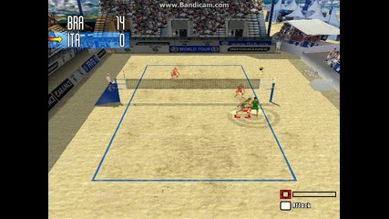 играта плажен волейбол - 5 етап - бразилия и италия 2