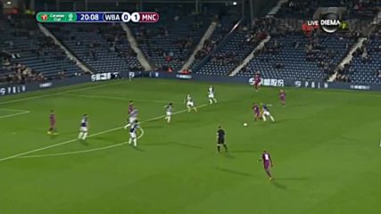 Уест Бромич - Манчестър Сити 0:1 /първо полувреме/