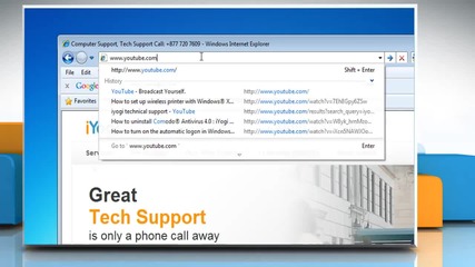Microsoft® Powerpoint 2010: How to embed a Youtube® video presentation on Windows® 7?