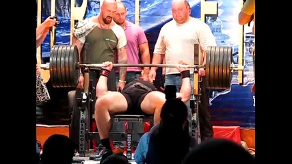 Vladimir Kravtsov - Raw Bp 305kg@129kg (missed) - Eurolifting 2011