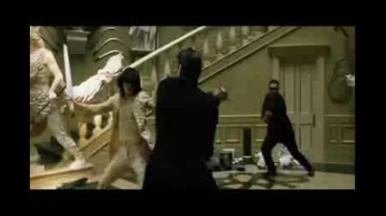 Матрицата - Fight scene