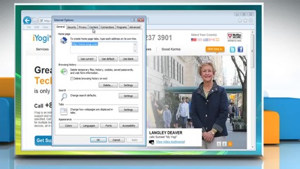 Internet Explorer® 9: How to turn off Autocomplete in Windows® Vista