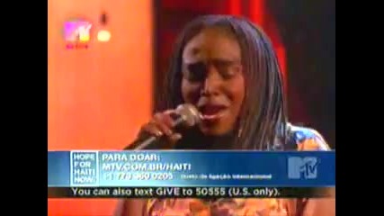Brad Pitt Hope For Haiti Now Live - January 23 2010 - Mtv Brazil ao vivo 