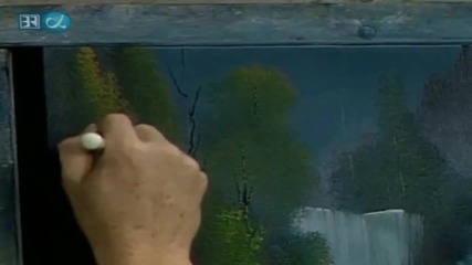 S16 Радостта на живописта с Bob Ross E11 Waterfall Wonder ღобучение в рисуване, живописღ