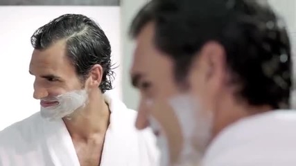 Роджър Федерер и Лионел Меси в реклама на Жилет