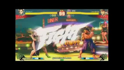 Street Fighter 4 Chun Li vs Ryu