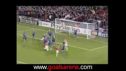 11.3.09 Cpl - Man Utd 1:0 Inter - Vidic Goal