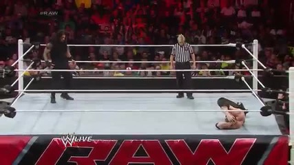 Kane vs. Roman Reigns - Wwe App Vote Match Raw, March 31, 2014