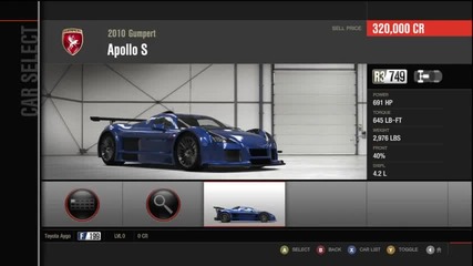 Forza 4 Cars C-h