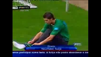 Cristiano Ronaldo with His New Boots