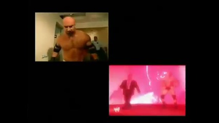 Goldberg vs Brock Lesnar (tribute) 