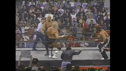 Стинг и Лекс Лугър срещу Холивуд Хоган и Мачо Мен - Wcw Nitro