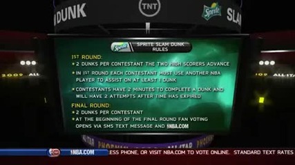 Nba All - Star Sprite Slam Dunk Competition 2009 Part 1