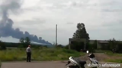 Самолет с 295 души на борда се разби в Украйна
