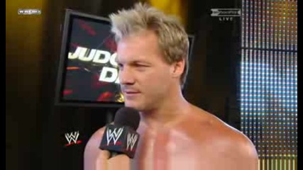 Wwe Judgment Day 2009 Chris Jericho Interview