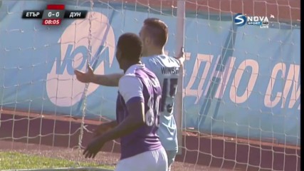 Етър - Дунав 0:0 /първо полувреме/