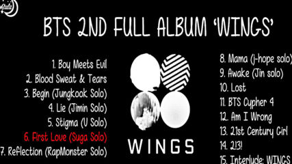 [audio] Bts 2nd Full Album 'wings' _ Best Song Of Bts pt.4(1)