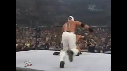 The Great Khali vs Batista vs Rey Mysterio
