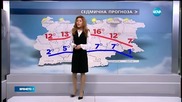 Прогноза за времето (31.01.2016 - обедна)