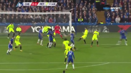 Челси - Питърбъро Юнайтед 2:0 /първо полувреме/