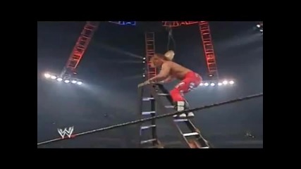 Triple H throws Hbk off a ladder