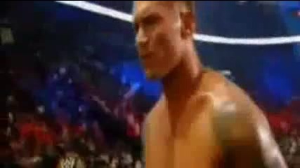 Randy Orton vs Wade Barrett (john cena refer )