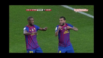 Dani Alves & Abidal dance - Balada Boa (montage)