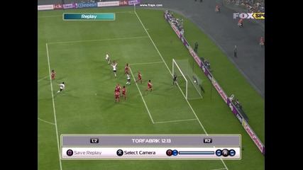 Pes 2013 free kick Saiman Deivis ot Fulham.