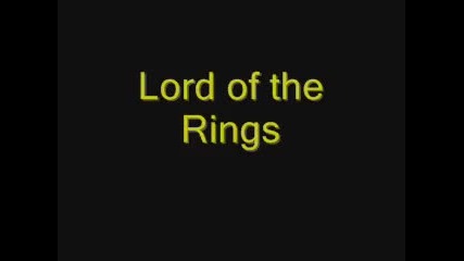 Lord of the Rings Requiem for a dream