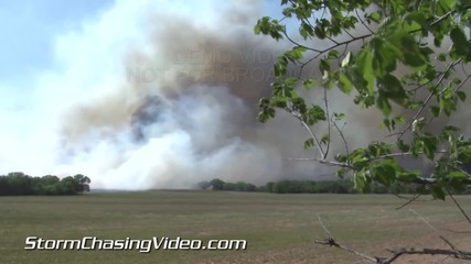 Опит за загасяване на горски пожар в Гътри , Оклахома 5.5.2014